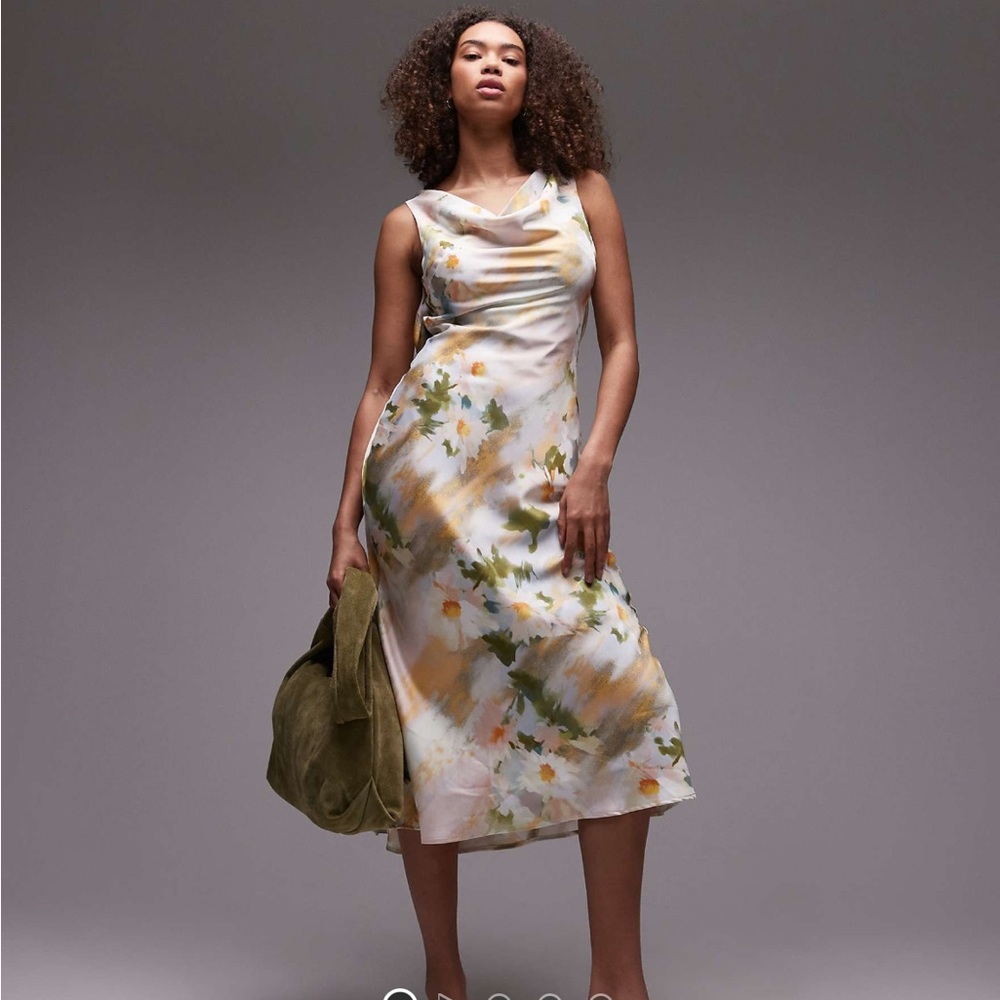 Emory Park Multicolor Floral Midi Dress